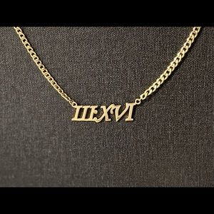 14k Christian Scriptures Nameplate Gold Necklace Jewelry